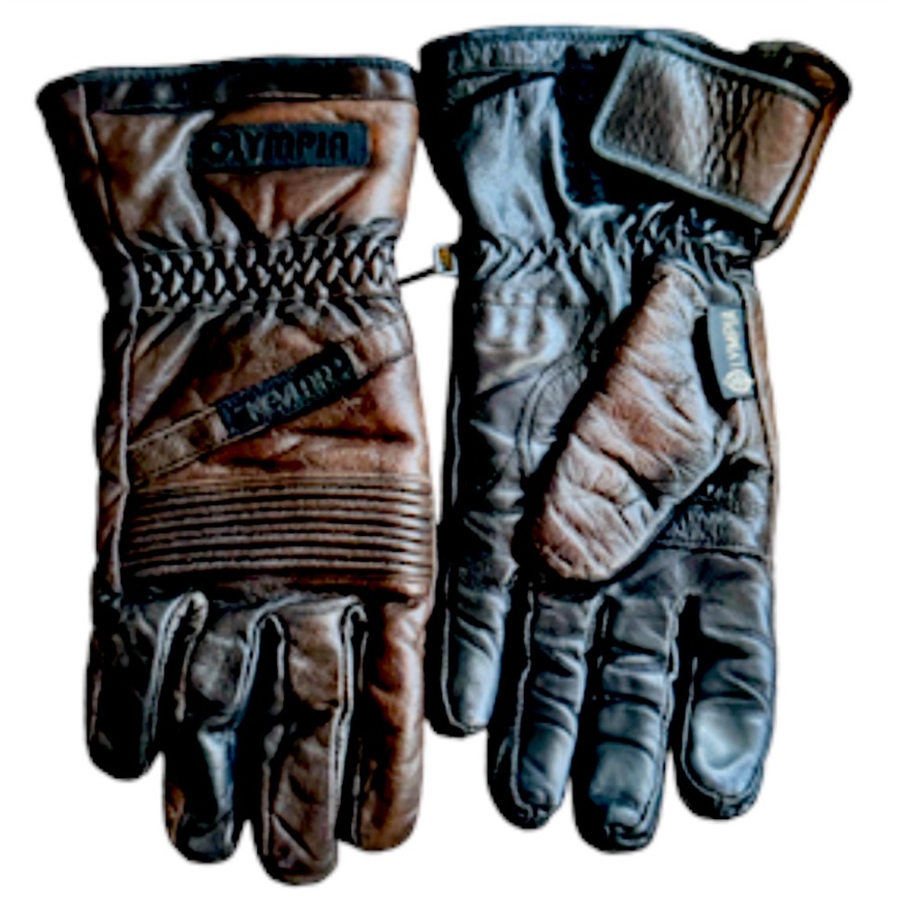 Olympia Motorcycle Riding Leather Gloves
